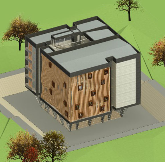 Bâtiment avec appartements